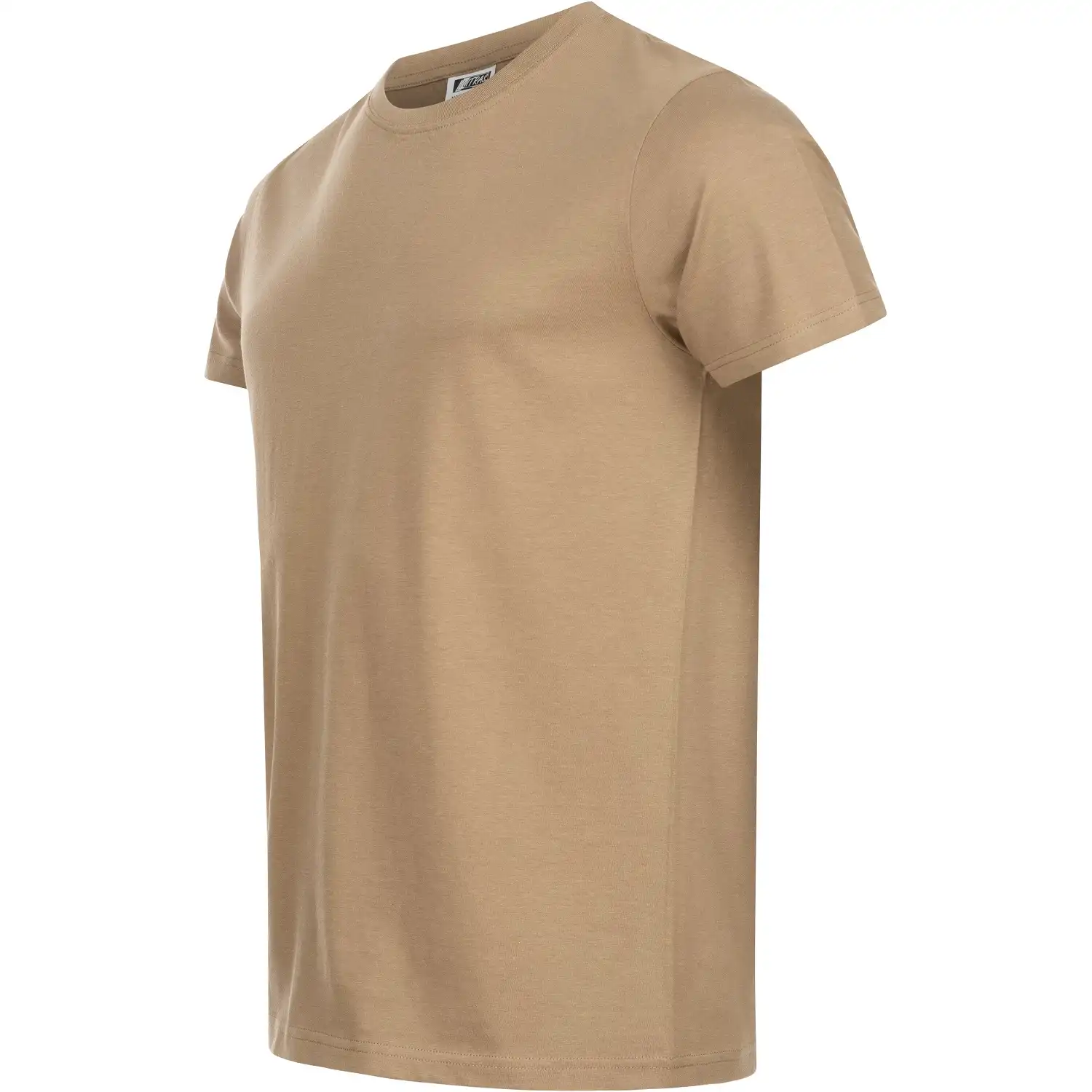 T-Shirt "MOTION TEX LIGHT" 7004 in khaki, L - Thumbnail 3