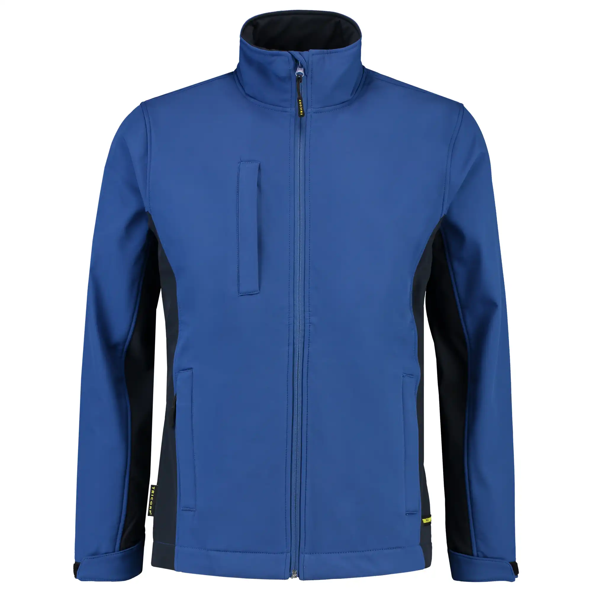 Softshelljacke Bicolor "402002" Workwear in XS, royal blue/navy - Thumbnail 1