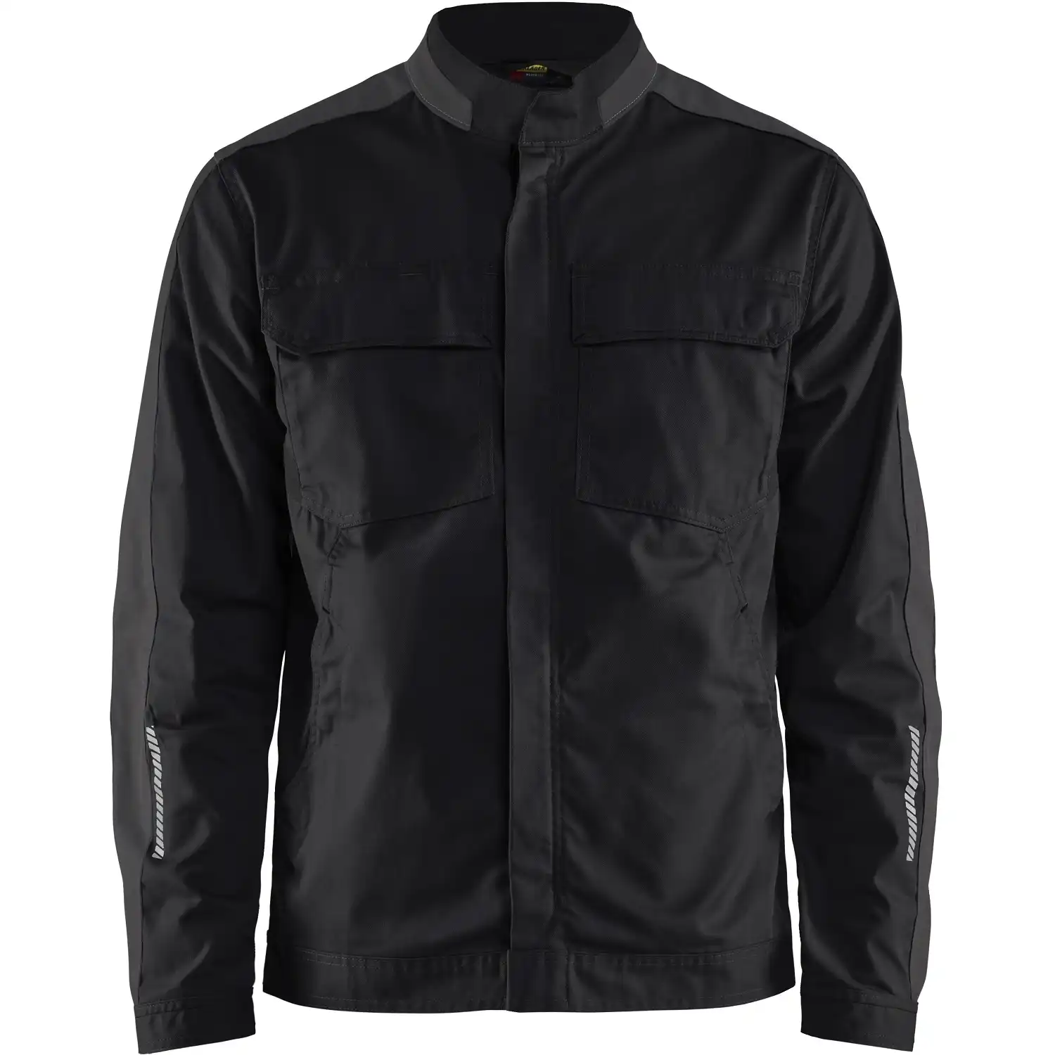 Stretch Bundjacke "4444" Industrie in schwarz/dunkelgrau, M - Thumbnail 1