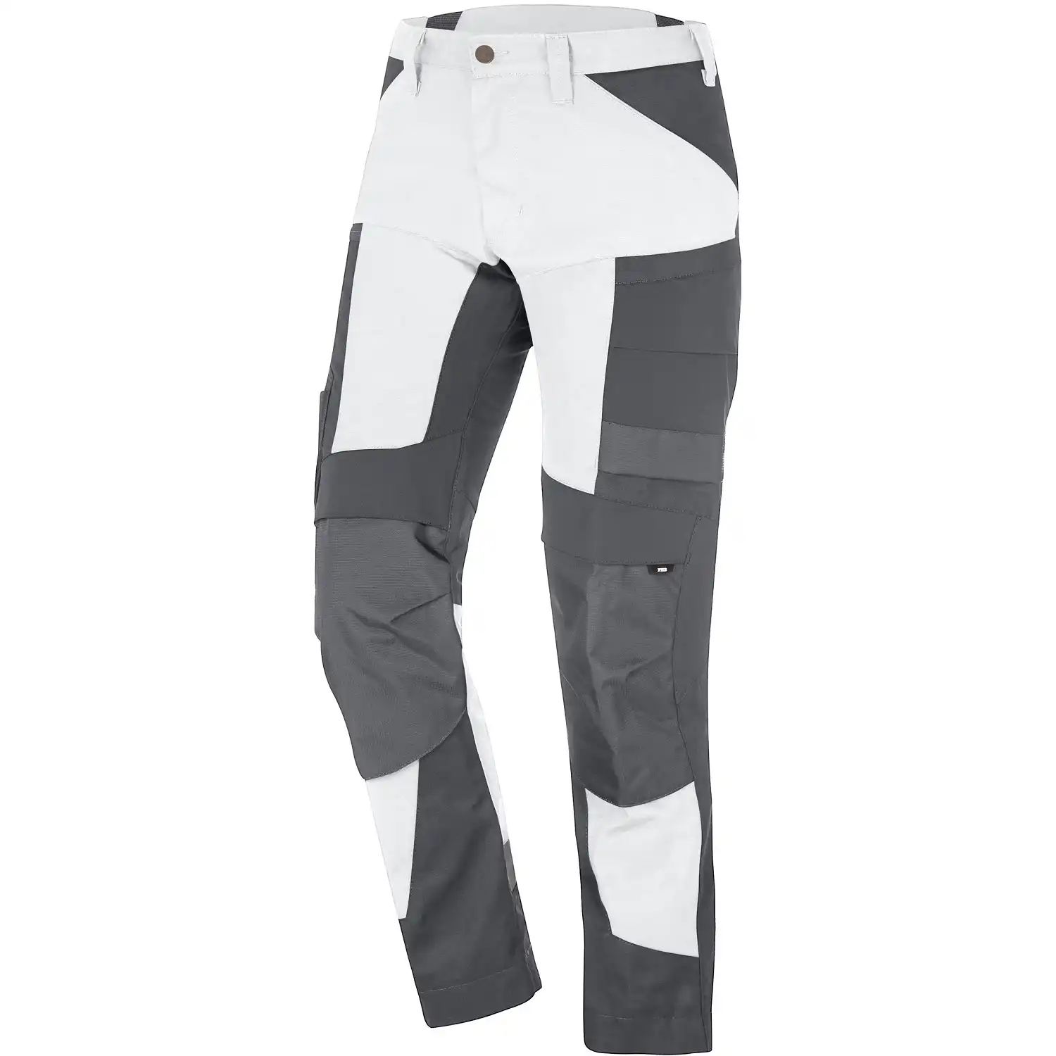 Stretch Bundhose Canvas "LEO" in weiß/anthrazit, 52 - Thumbnail 1