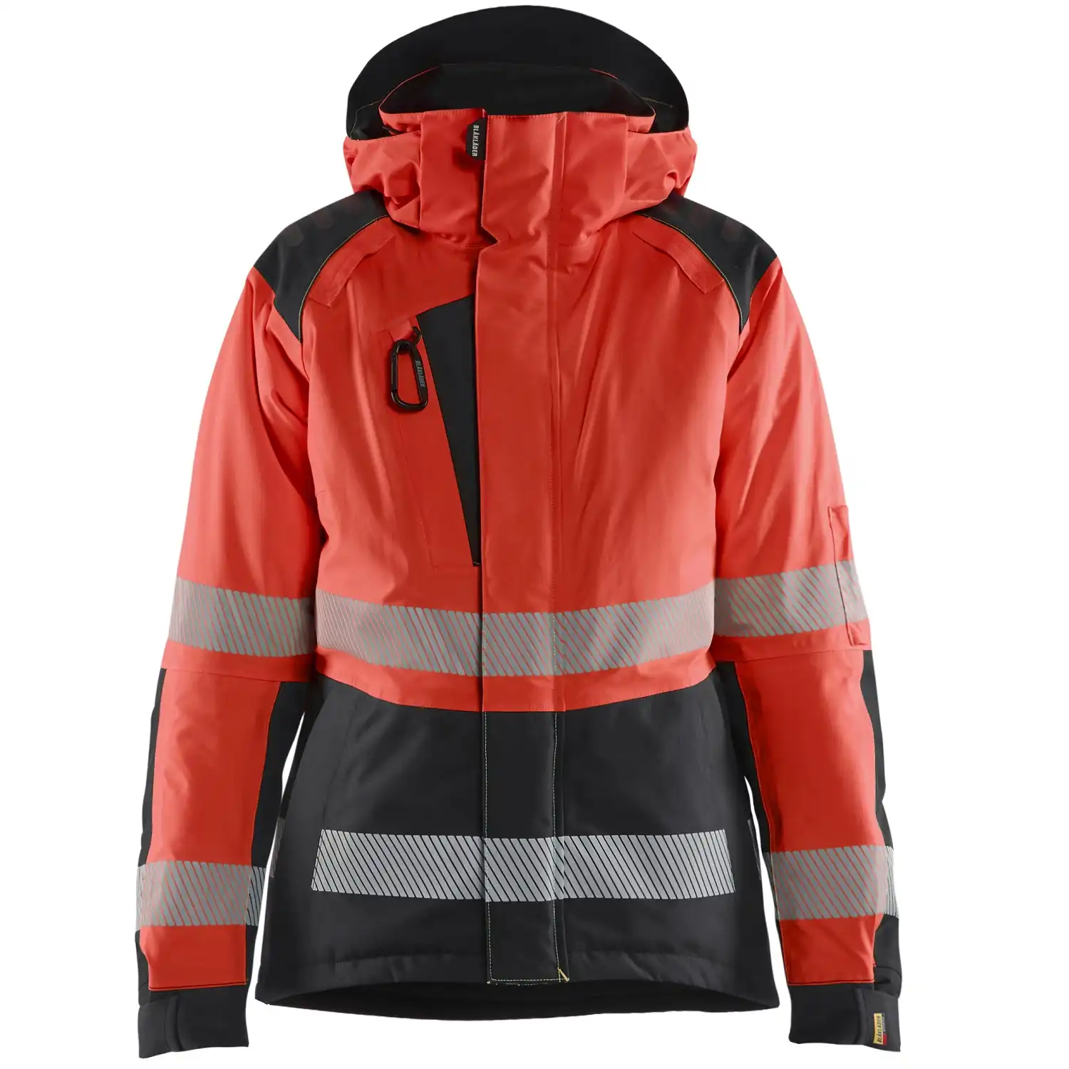 Damen Warnschutz Winterjacke Kl 2 "4456"  in rot/schwarz, 3XL - Thumbnail 1