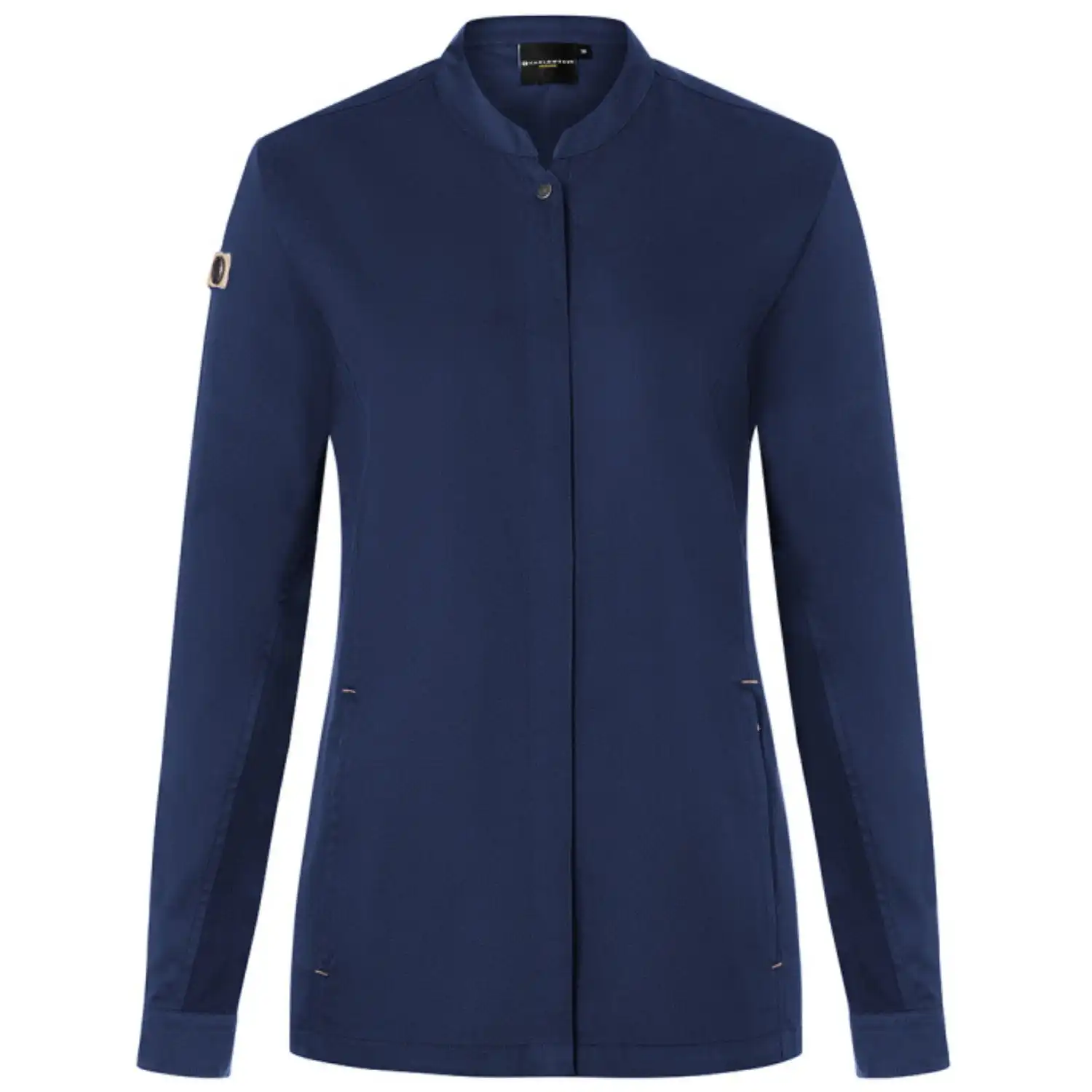 Damen Kochjacke "JF 26" in stahlblau, 46 - Thumbnail 1