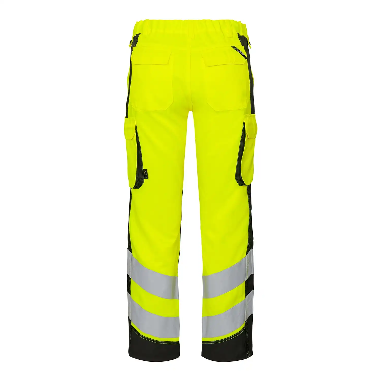 Damen Warnschutz Bundhose "2543-319" Safety Kl. 2 in gelb/schwarz, 34 - Thumbnail 2