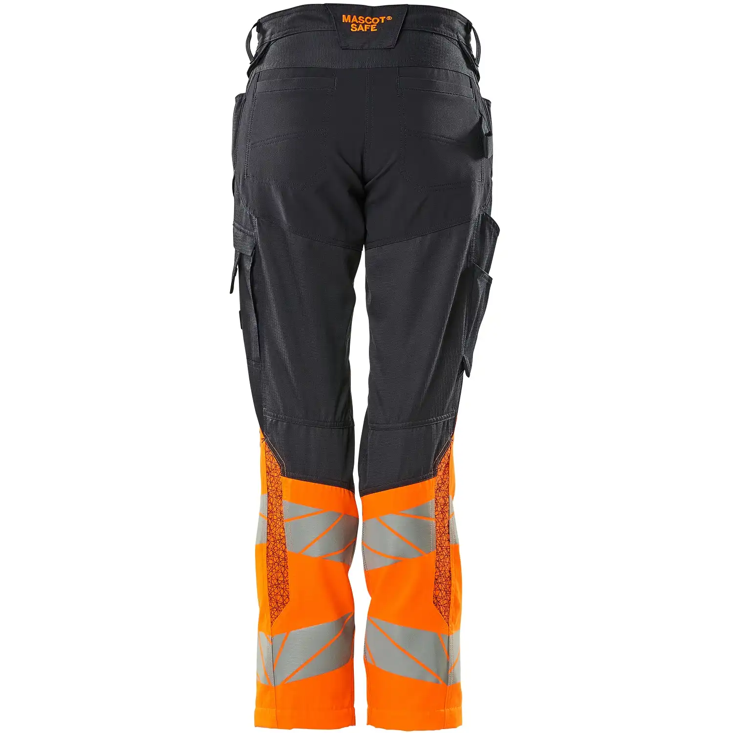 Damen Warnsch Bundhose ACCELERATE SAFE Kl 1 in schwarzblau/orange, 82C56 (EU 56) - Thumbnail 2