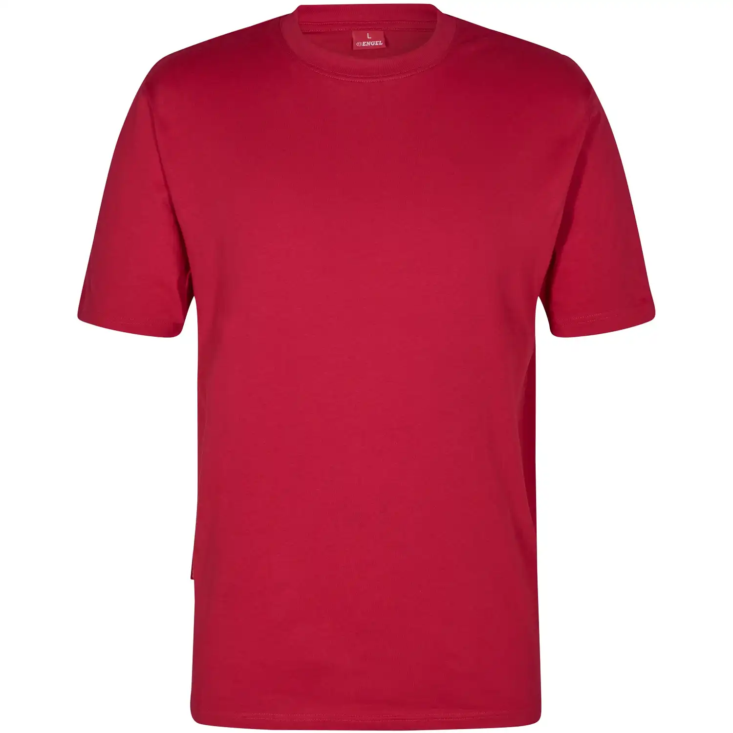 T-Shirt "9053-551" Extend 100% Bauwmolle in tomato red, XS - Thumbnail 1