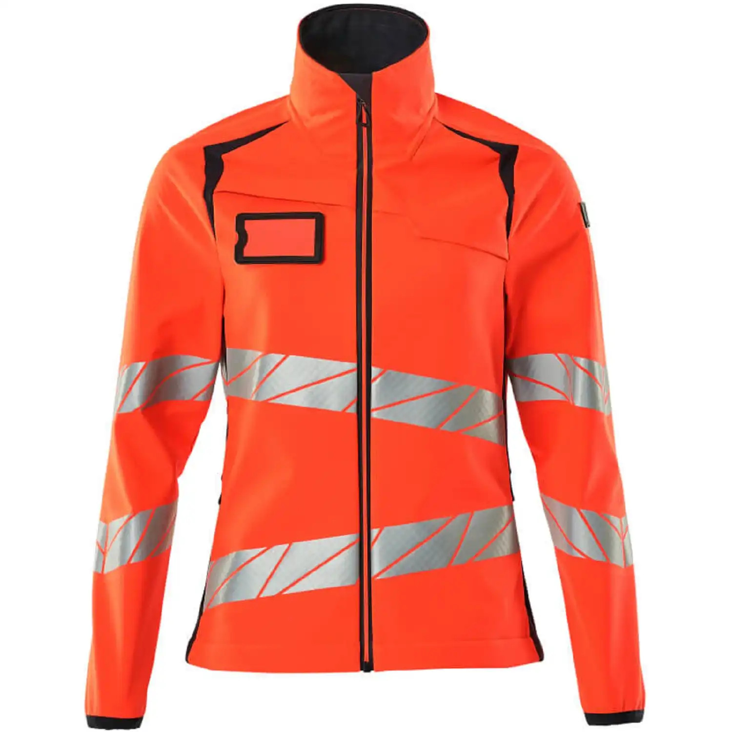 Damen Warnschutz Softhelljacke "ACCELERATE SAFE" in rot/schwarzblau, S - Bild 1