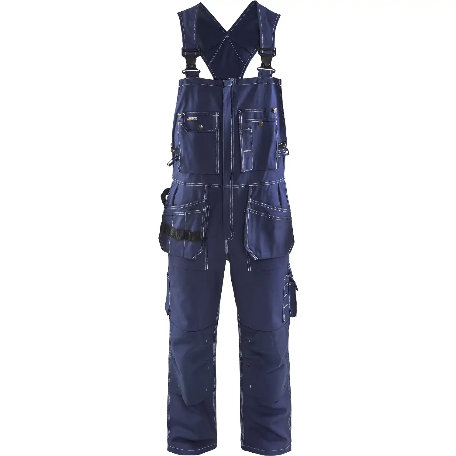 Handwerker-Latzhose "2600" 100% Baumwolle in marine, C50 - Thumbnail 1