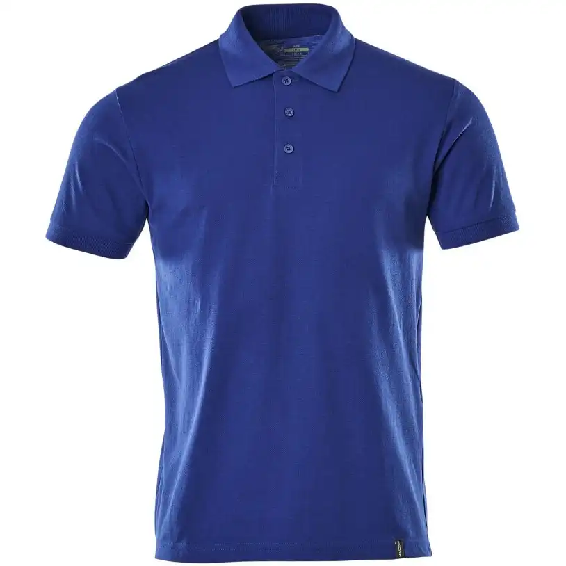 Bio Polo-Shirt "20683" Crossover in kornblau, XXL - Bild 1