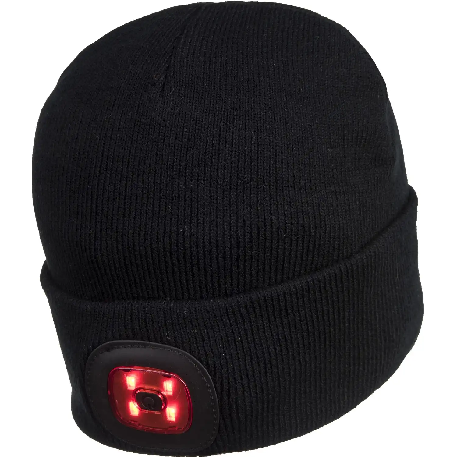 LED Wintermütze doppelseitig  "B028" in schwarz - Thumbnail 2