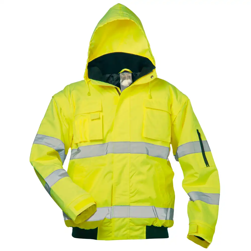 Warnschutz-Pilotenjacke "ROLAND" 2-in-1 gelb in M - Thumbnail 1