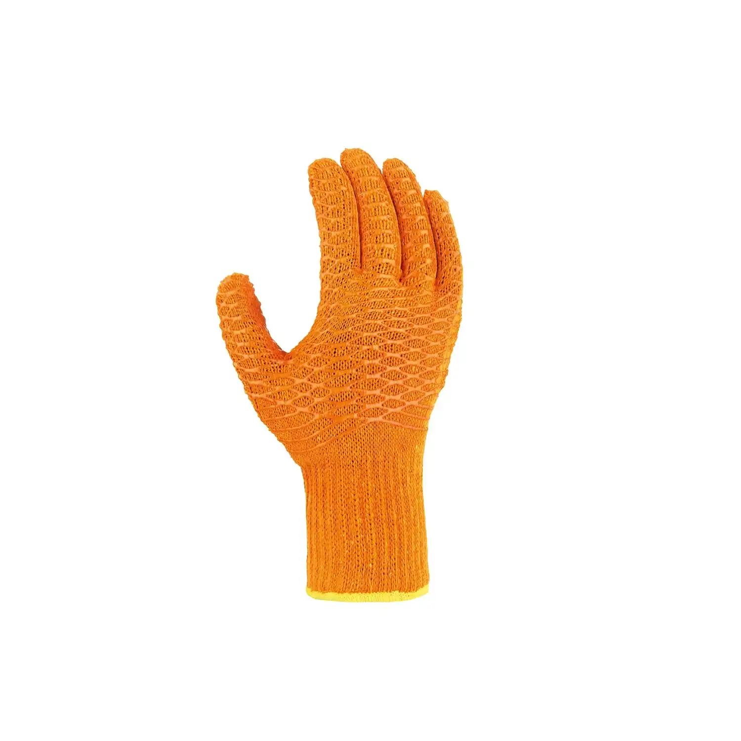 Grobstrick-Arbeitshandschuhe "CRISS-CROSS" orange in 10 (XL) - Thumbnail 2