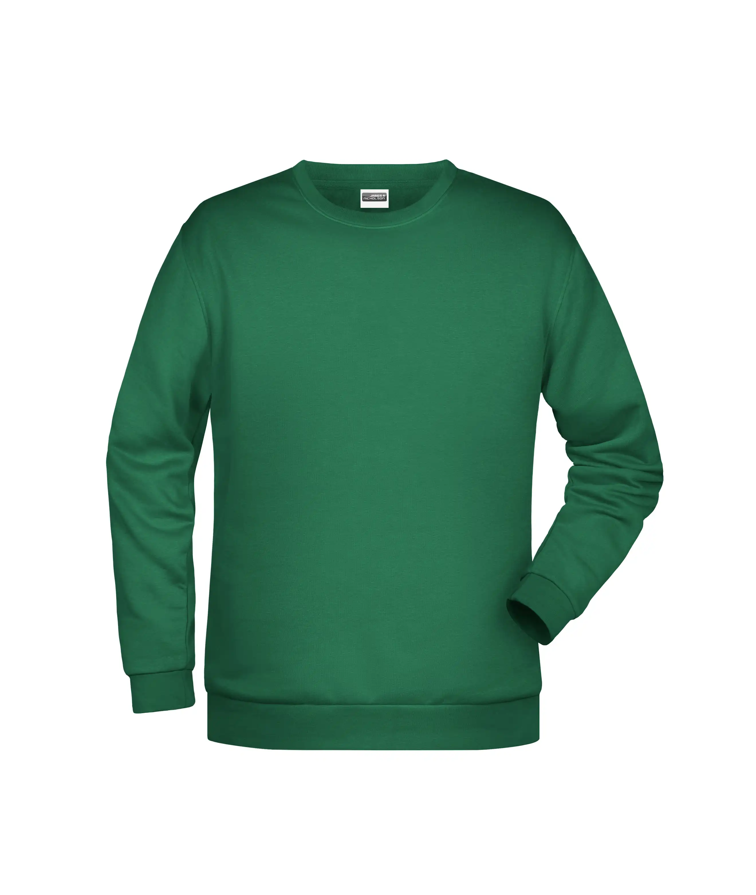Herren Basic Sweatshirt Men in irish-green, 3XL - Thumbnail 1