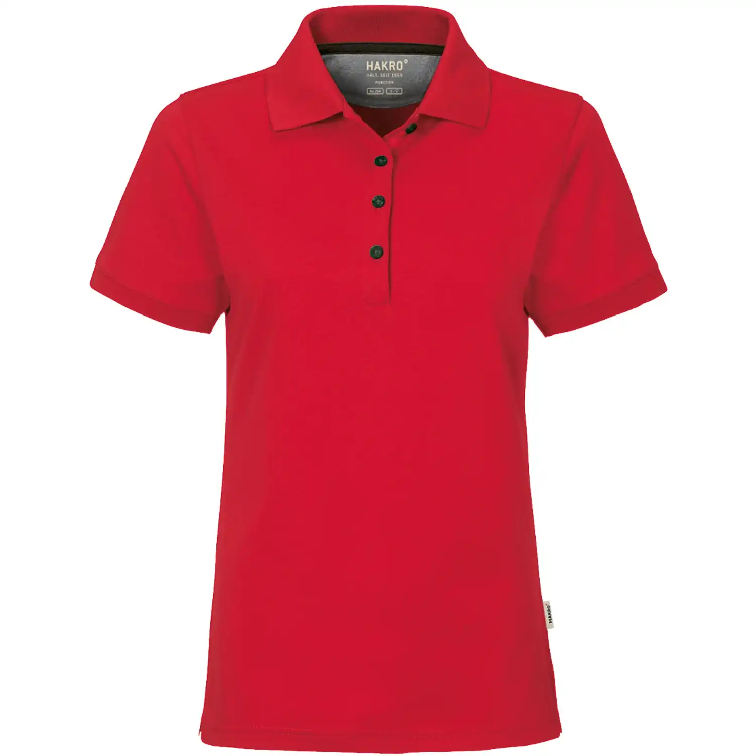Damen Poloshirt "COTTON-TEC" 214 in Rot, L - Bild 1