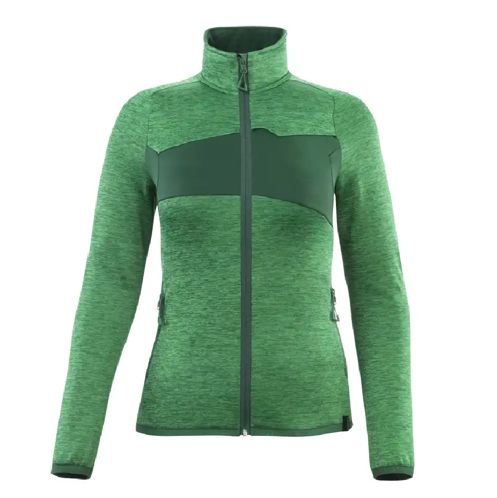 Damen Fleecejacke "ACCELERATE" in grasgrün/grün, XS - Bild 1