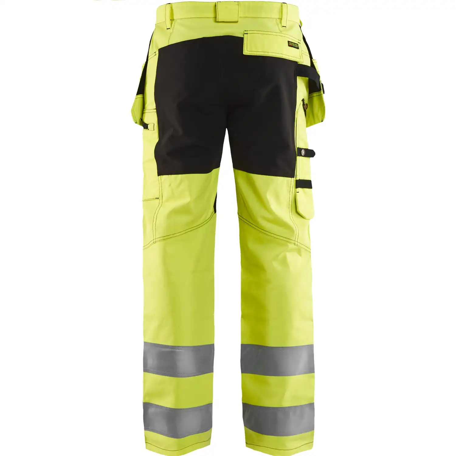 Warnschutz-Stretch-Bundhose "1552" in gelb/schwarz, C52 - Thumbnail 2