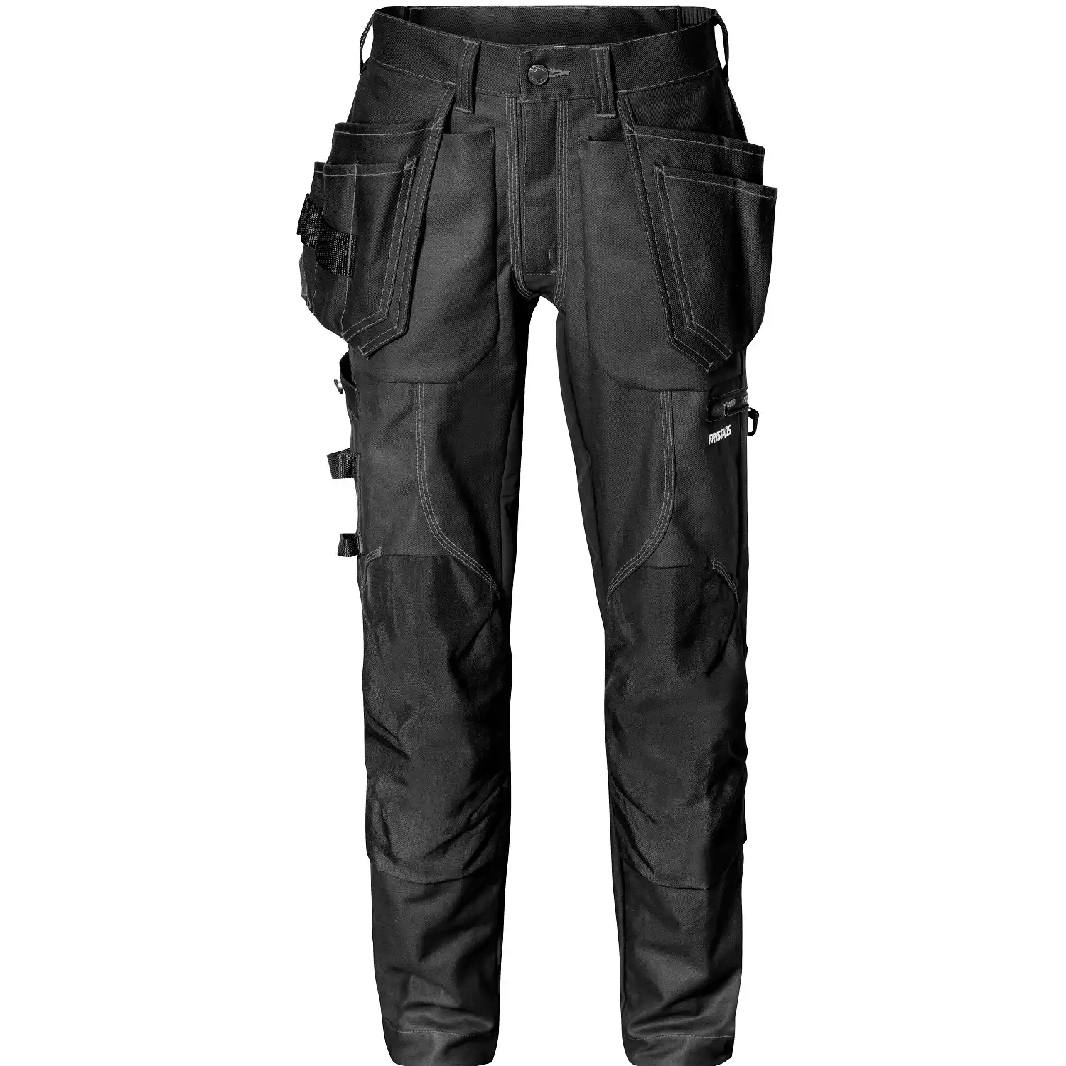 Stretch Handwerkerhose "2604 FASG" in schwarz, C44 - Thumbnail 1