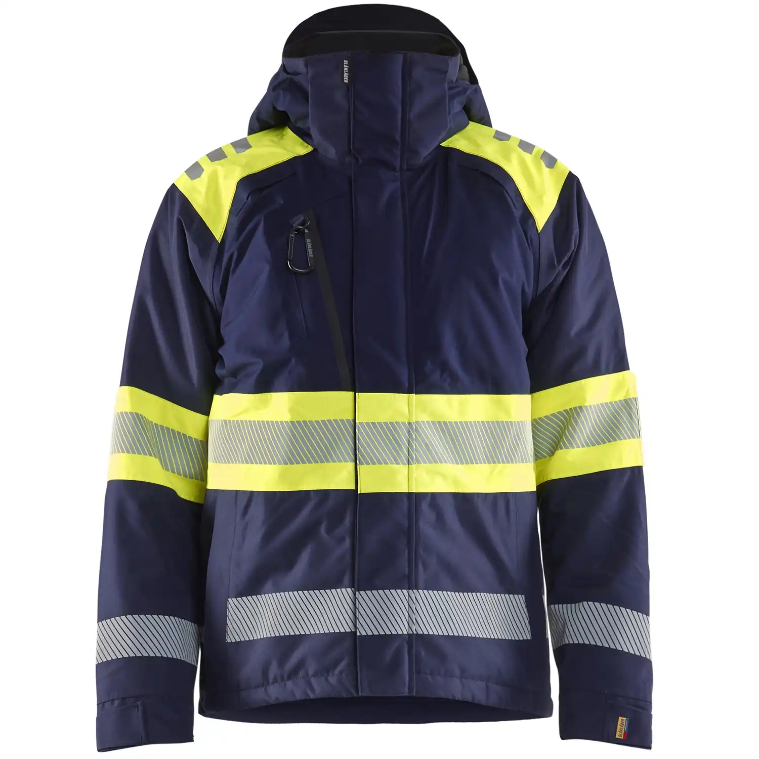 Warnschutz Winterjacke Kl. 1 "4480" in marine/gelb, M - Thumbnail 1