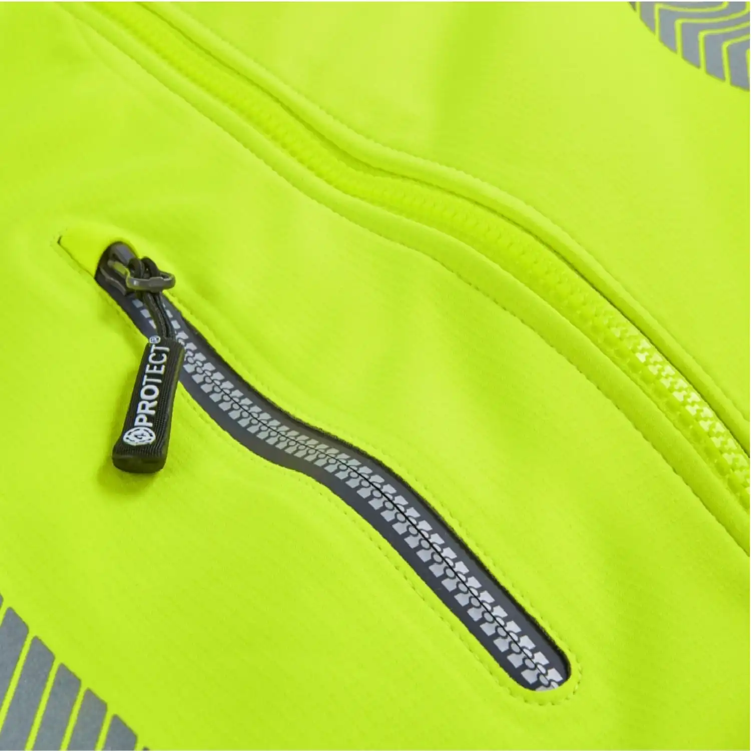 Warnschutz Softshelljacke "TYLER" in gelb, M - Thumbnail 5