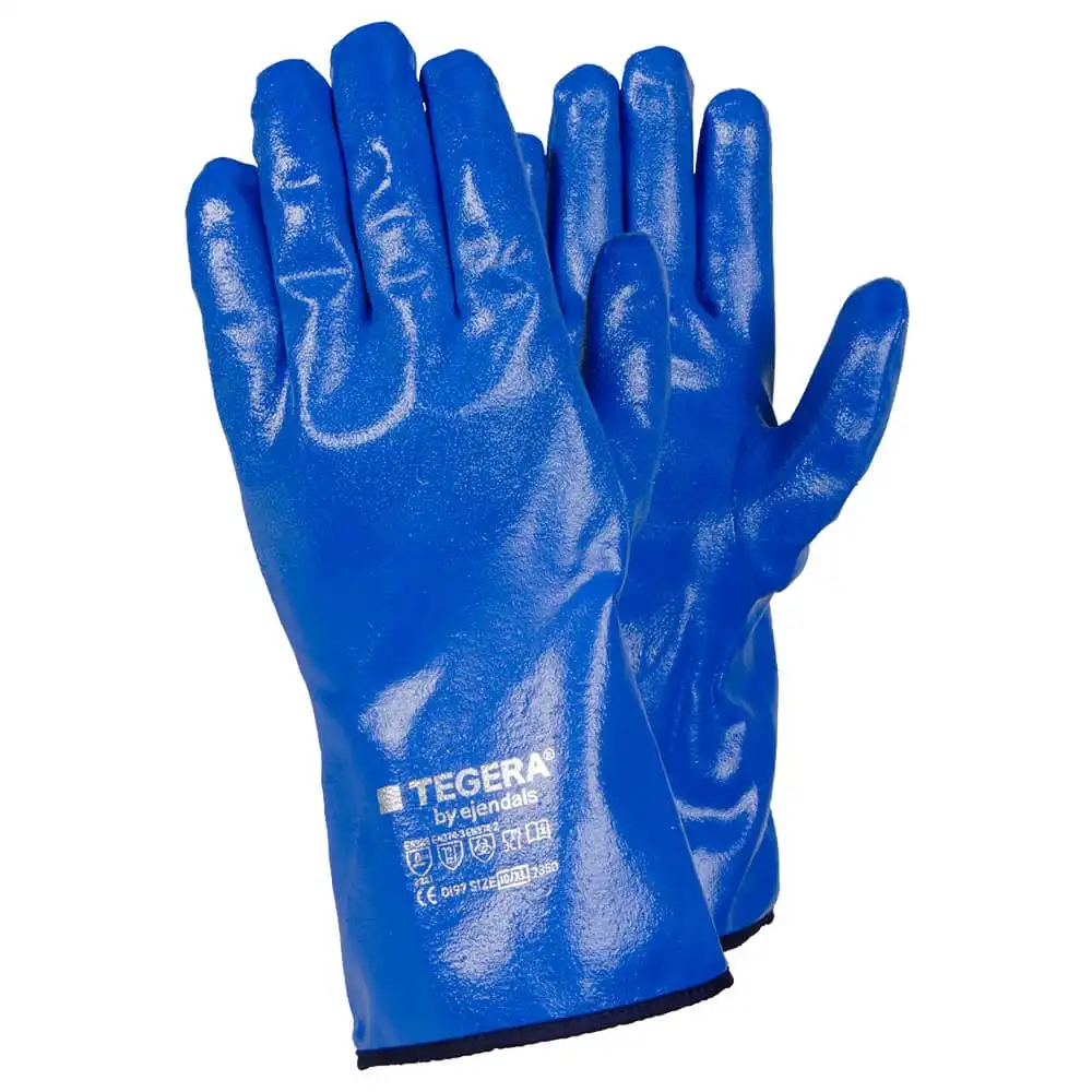 Nitril Winter-Arbeitshandschuhe "7350" in 9 (L) - Bild 1