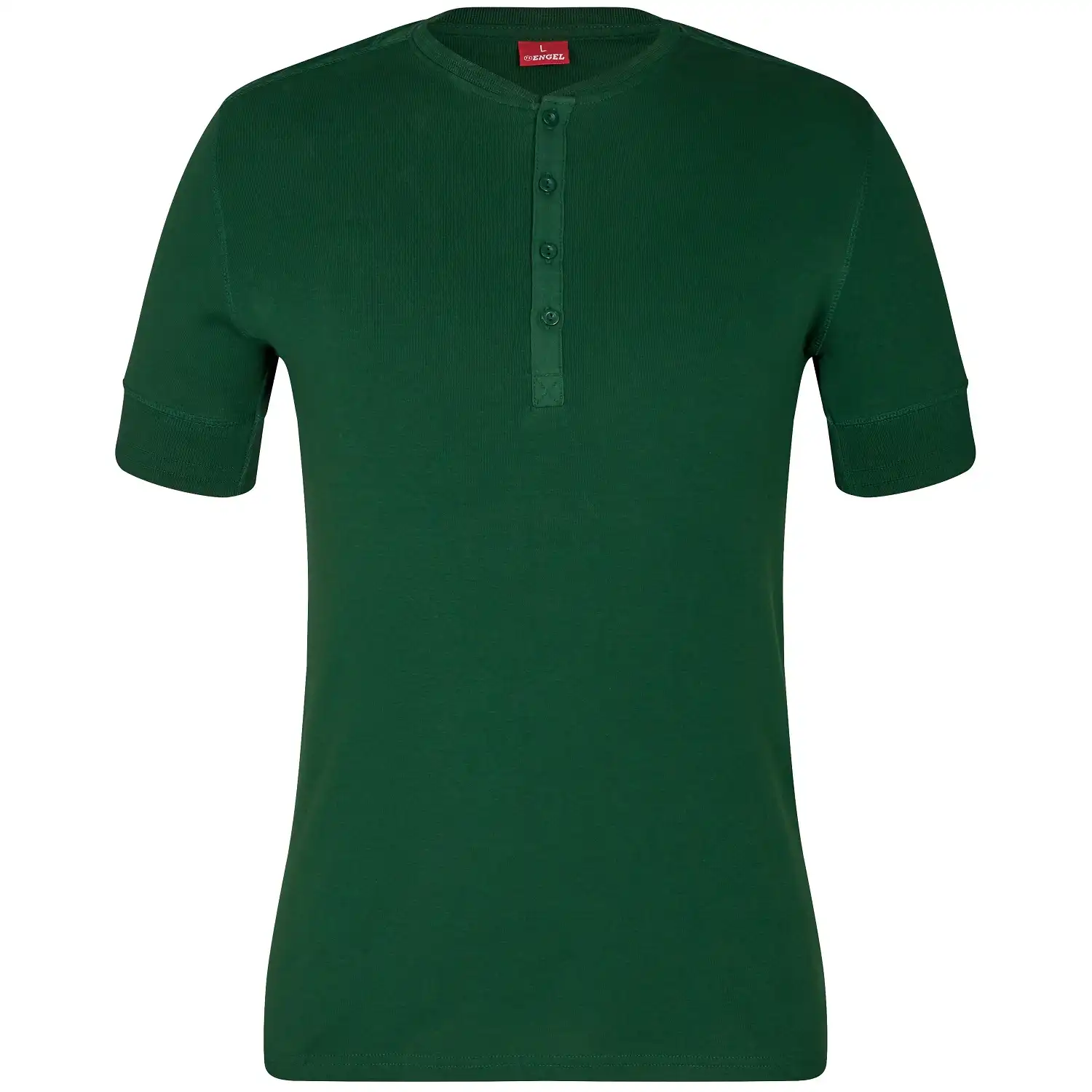 T-Shirt Henley-Grandad "9256-565" Extend in grün, L - Thumbnail 1