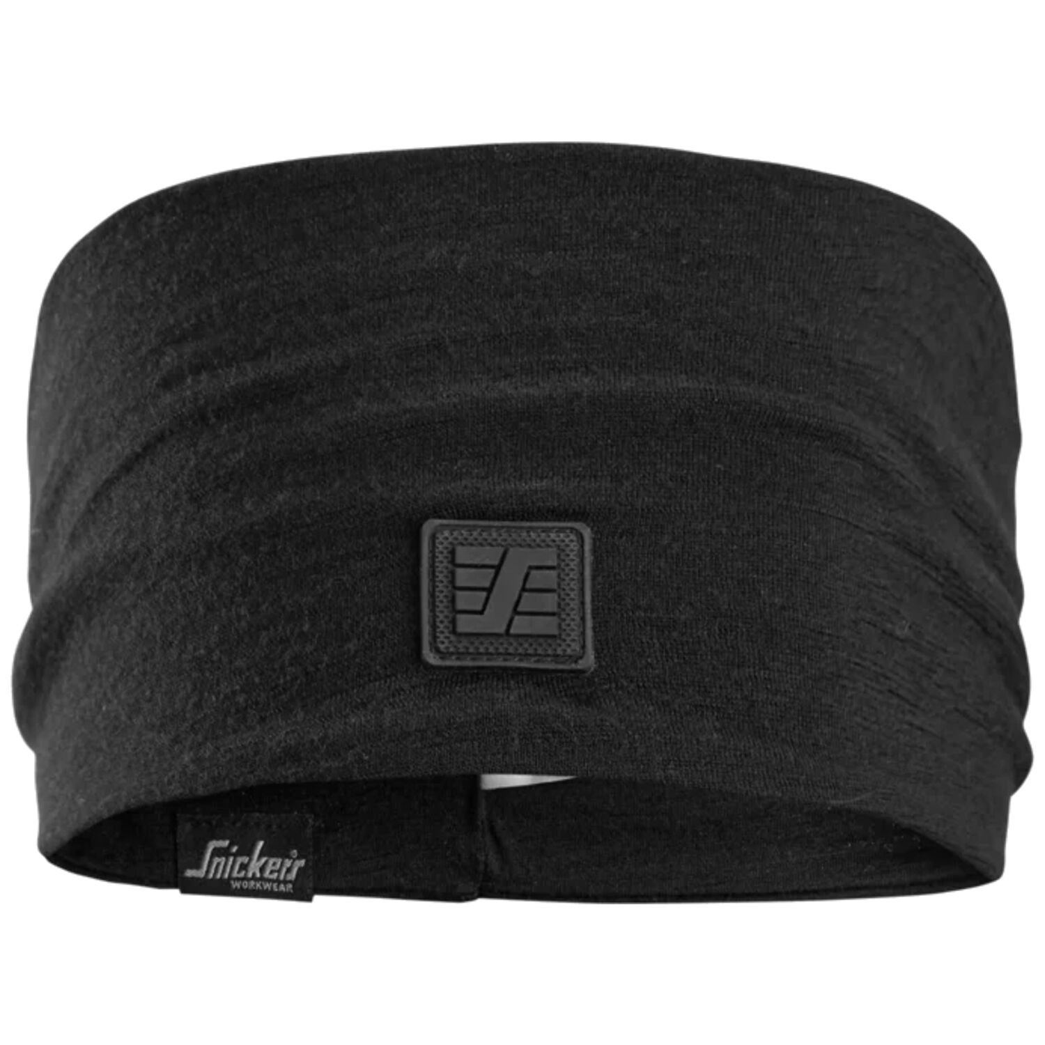 Stirnband "9019" aus Merinowolle in schwarz - Bild 1