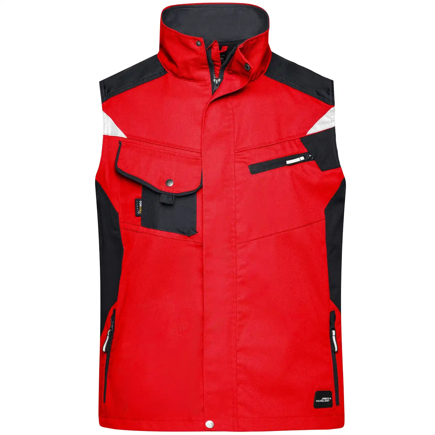 Arbeitsweste "JN822" in red/black, M - Thumbnail 1