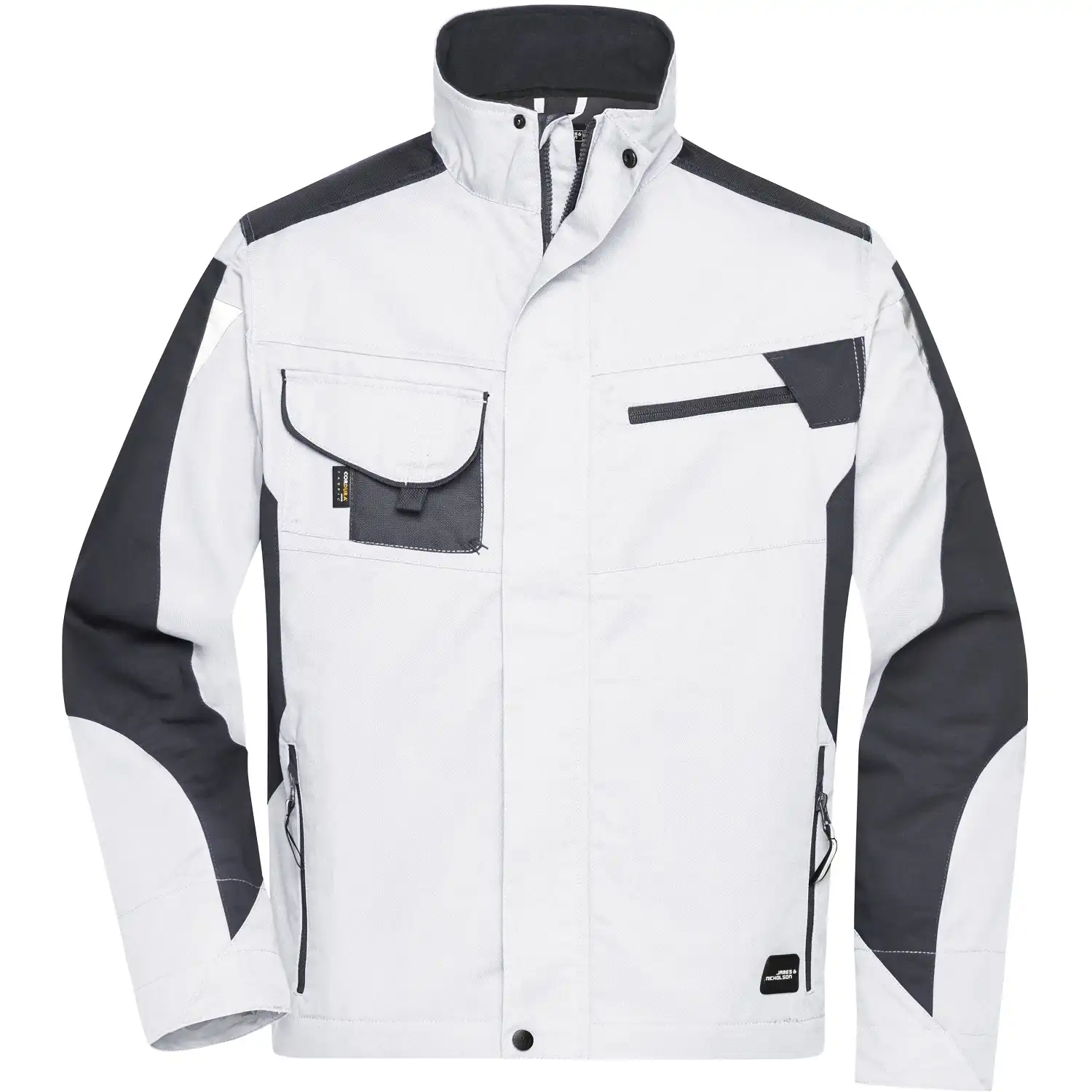 Bundjacke "JN821" in white/carbon, XL - Bild 1