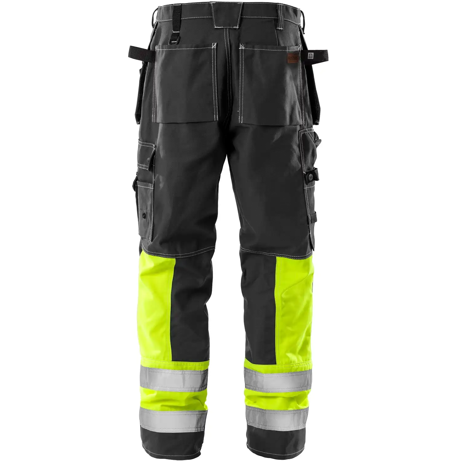 Warnschutz Handwerkerhose "247 FAS" Klassiker in schwarz/gelb, C44 - Thumbnail 2
