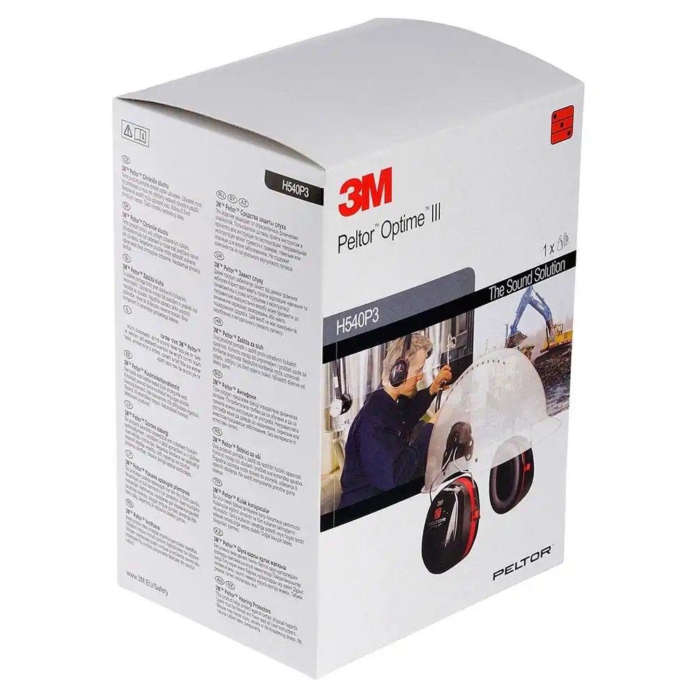 Helmkapsel-Gehörschutz "OPTIME III" 34dB schwarz  - Thumbnail 2