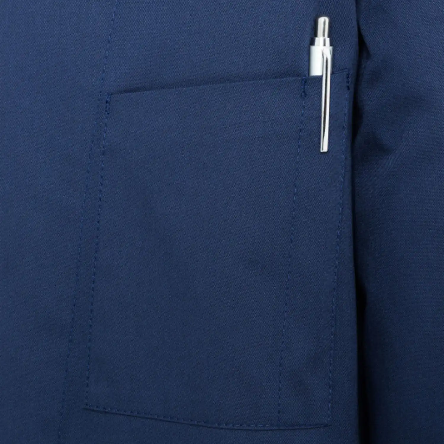 Herren Kochjacke Lars "JM 14" in marine, 48 - Thumbnail 5