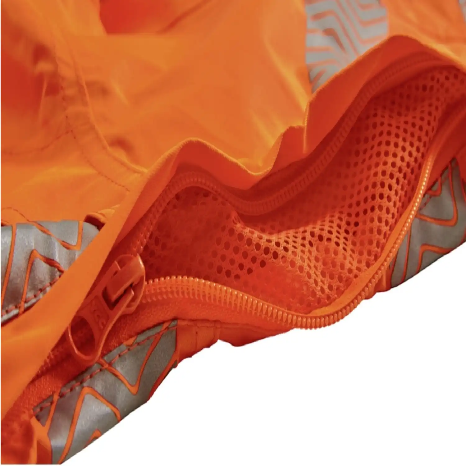 Warn- & Wetterschutzjacke "TAMPA" in leuchtorange/grau, L - Thumbnail 8