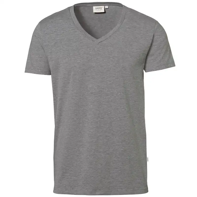 T-Shirt "STRETCH" 272 in grau-meliert, L - Thumbnail 1