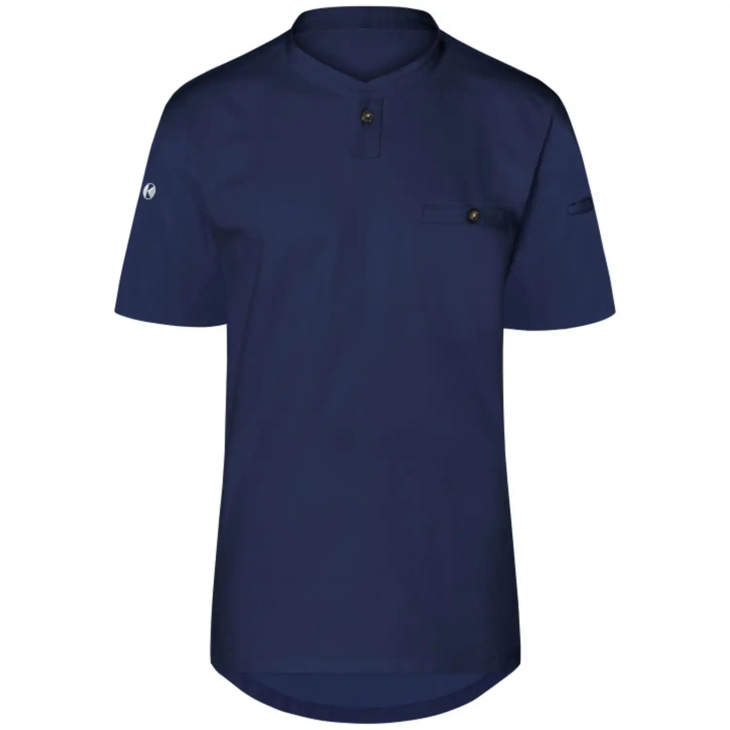 Herren T-Shirt Performance "TM 5" in marine, L - Thumbnail 1