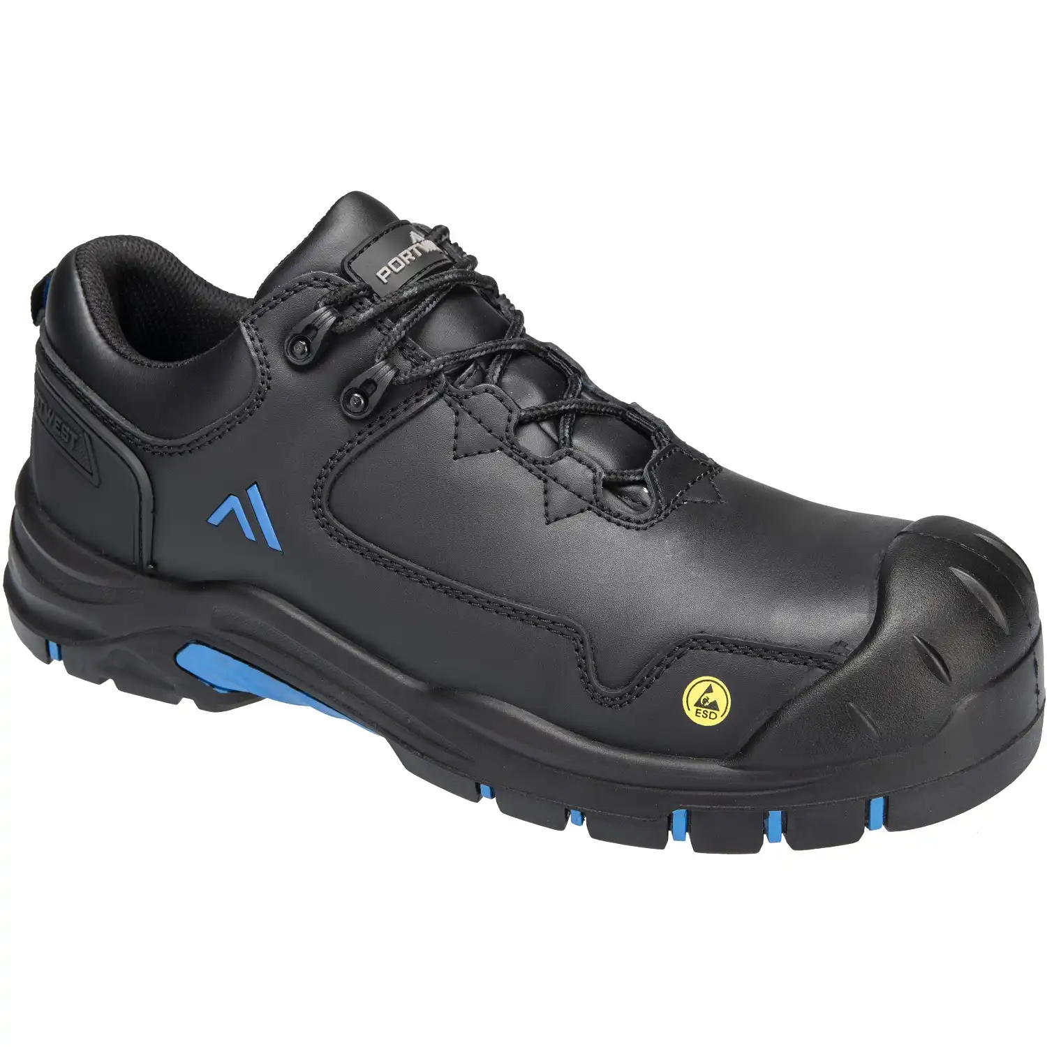 Sicherheitshalbschuhe S3S "FC19" schwarz/blau in 43 - Bild 1