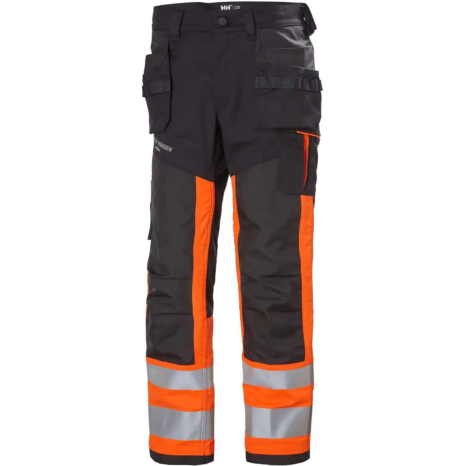 Warnschutz Handwerkerhose Kl. 1 "ALNA 2.0" in orange/schwarz, C54 - Thumbnail 1