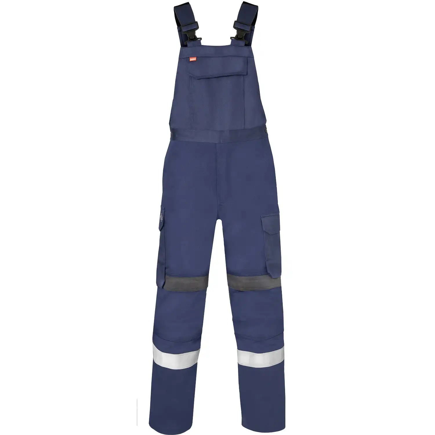 Multinorm Latzhose "20333" Force+ in blau/dunkelgrau, 56 - Bild 1