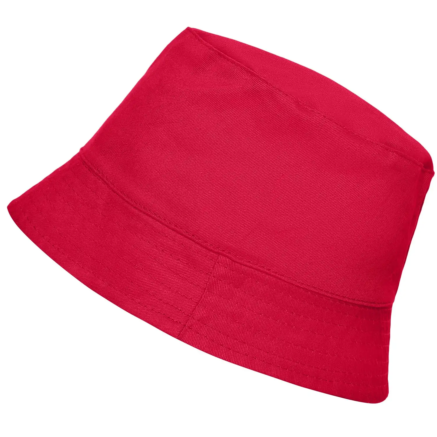 Fischerhut "MB006" Bob-Hat in signal-red - Thumbnail 1