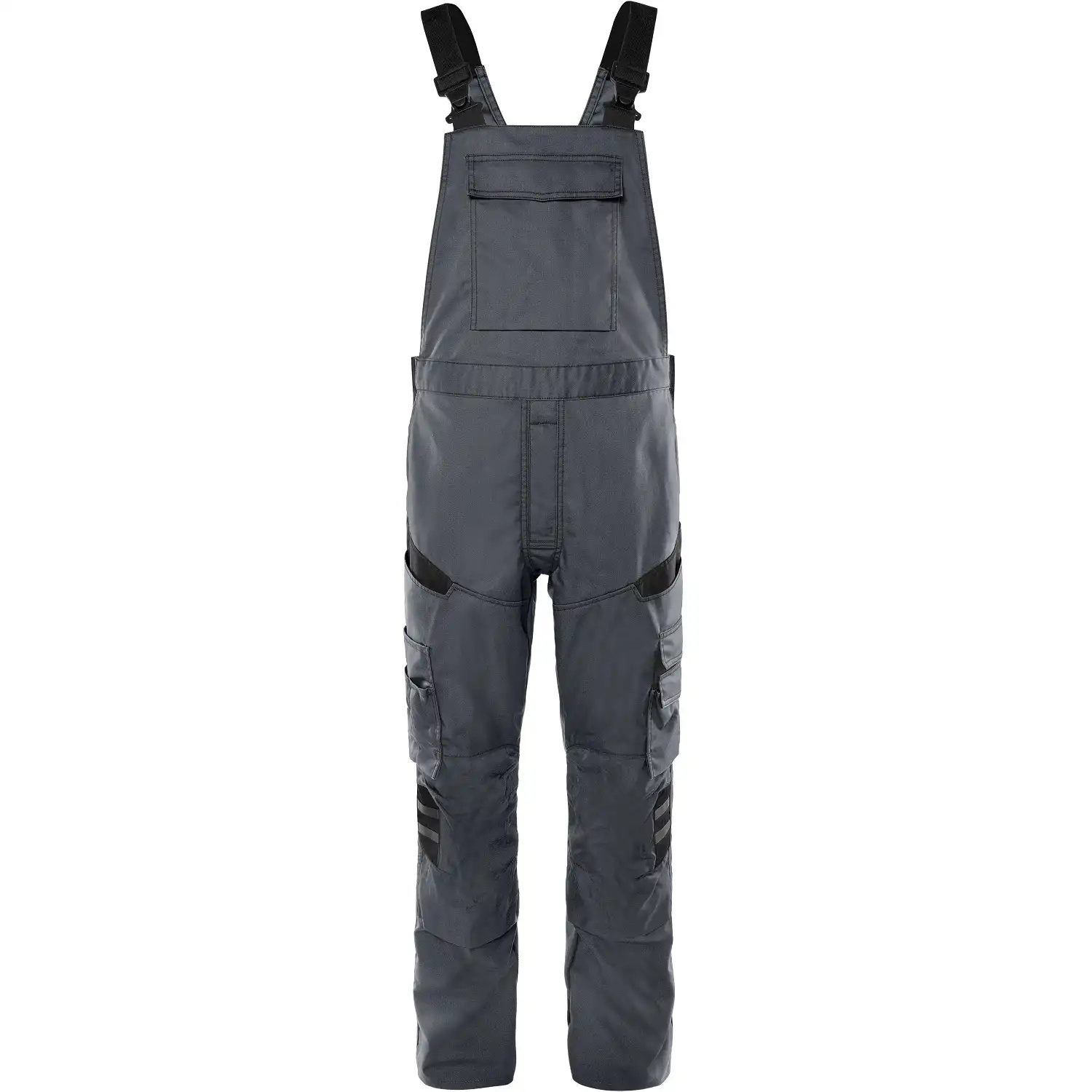 Latzhose "1556 STFP" Skarup in grau/schwarz, C44 - Thumbnail 1