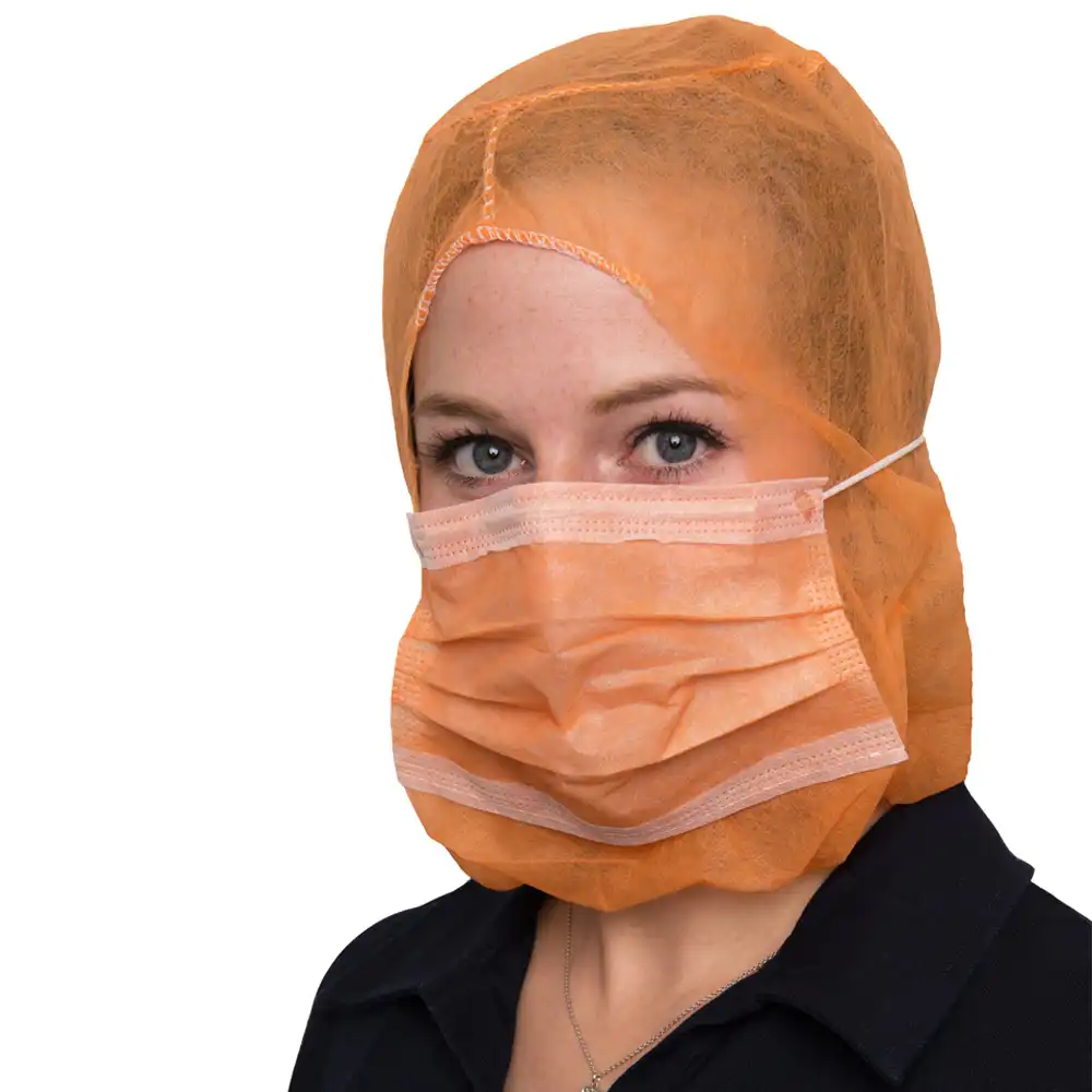 Astronautenhauben orange | 1000 Stk. pro Karton - Thumbnail 1