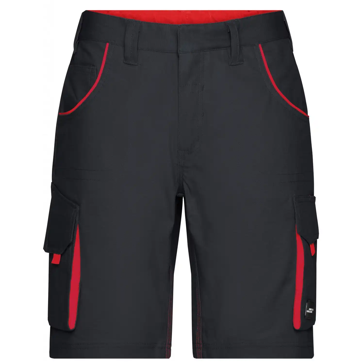Funktionelle kurze Hose "JN872" in carbon/red, 52 - Bild 1