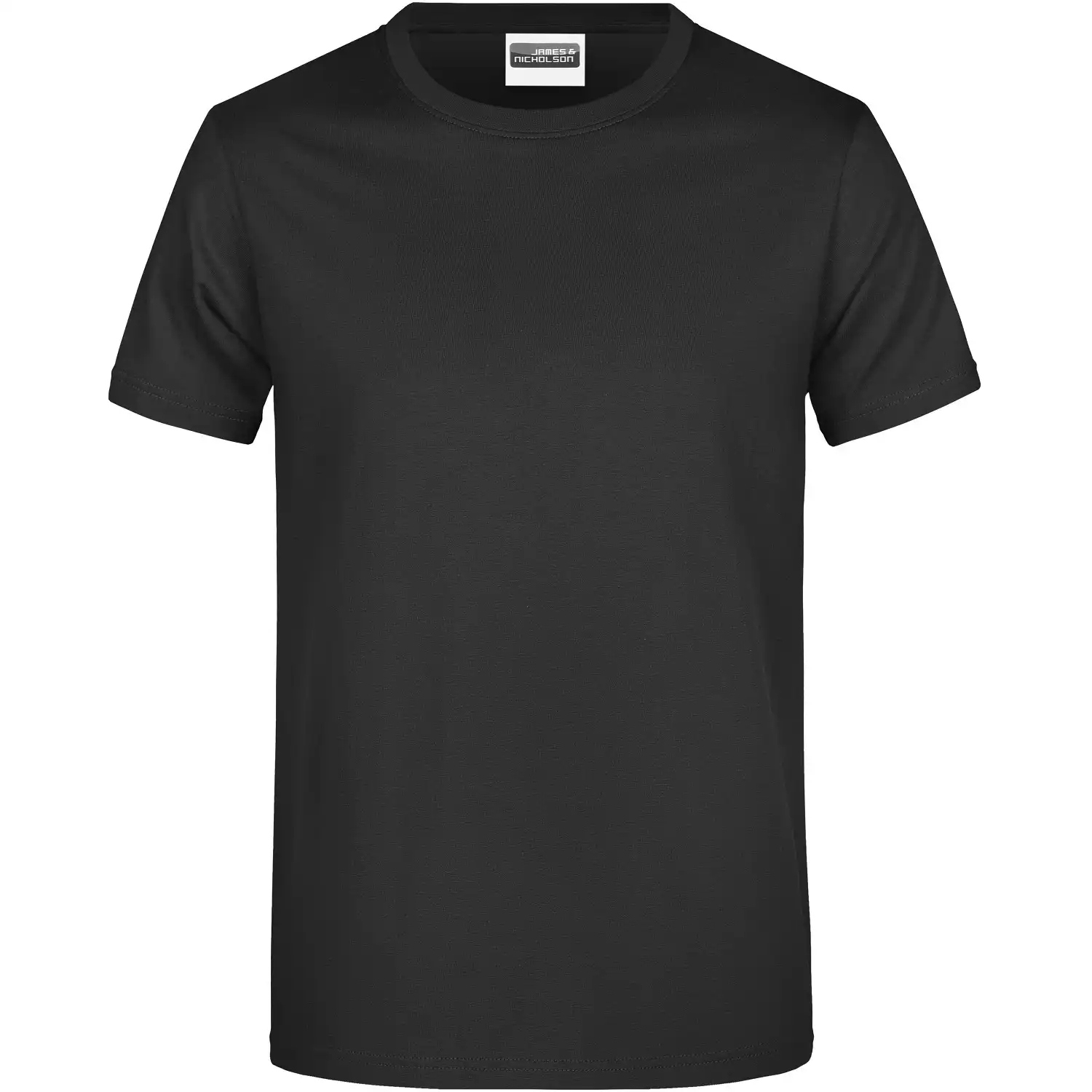 Promo Basic T-Shirt "JN790" 180g/m² in black, XL - Thumbnail 1