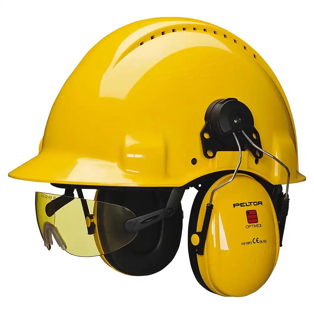 Integrierte Schutzbrille gelb für PELTOR Schutzhelme - Thumbnail 2