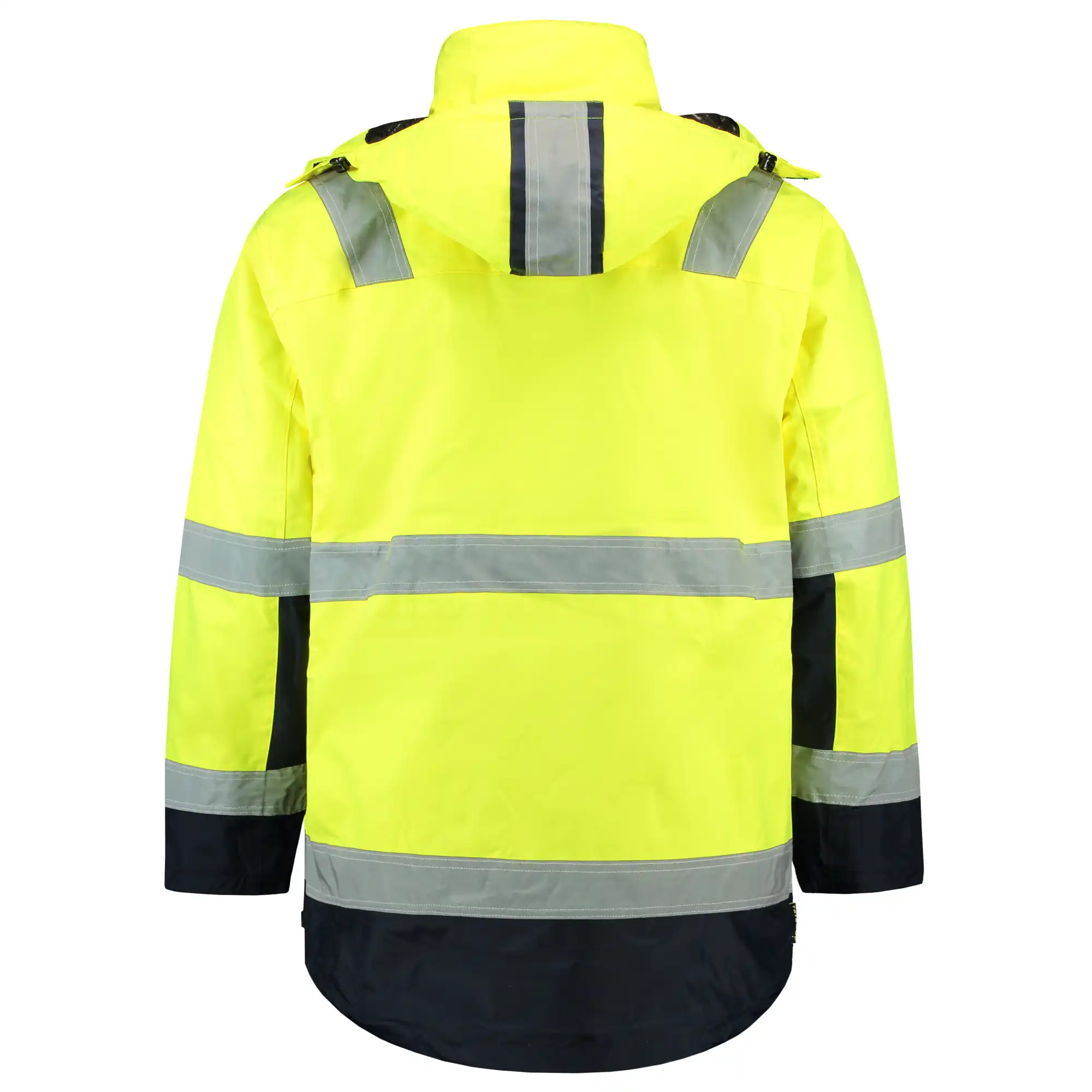 Warnschutz Regenparka 3-in-1 "403004" Safety in yellow/navy, XS - Thumbnail 2
