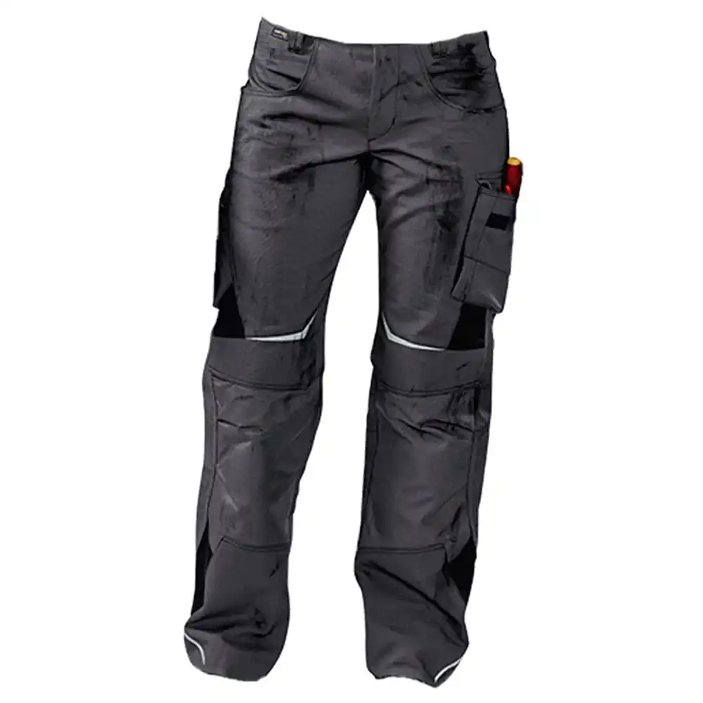 Damen Bundhose HIGH "PULSSCHLAG" in anthrazit/schwarz, 34 - Bild 1