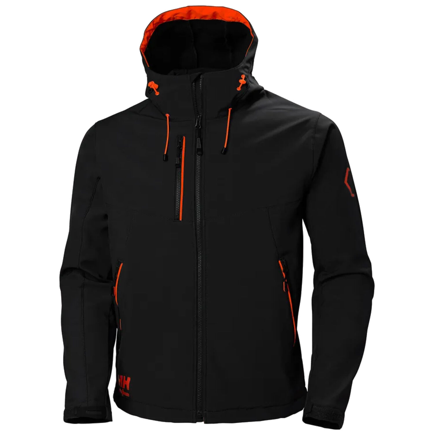 Softshelljacke "CHELSEA EVOLUTION" in schwarz/orange, XXL - Thumbnail 1