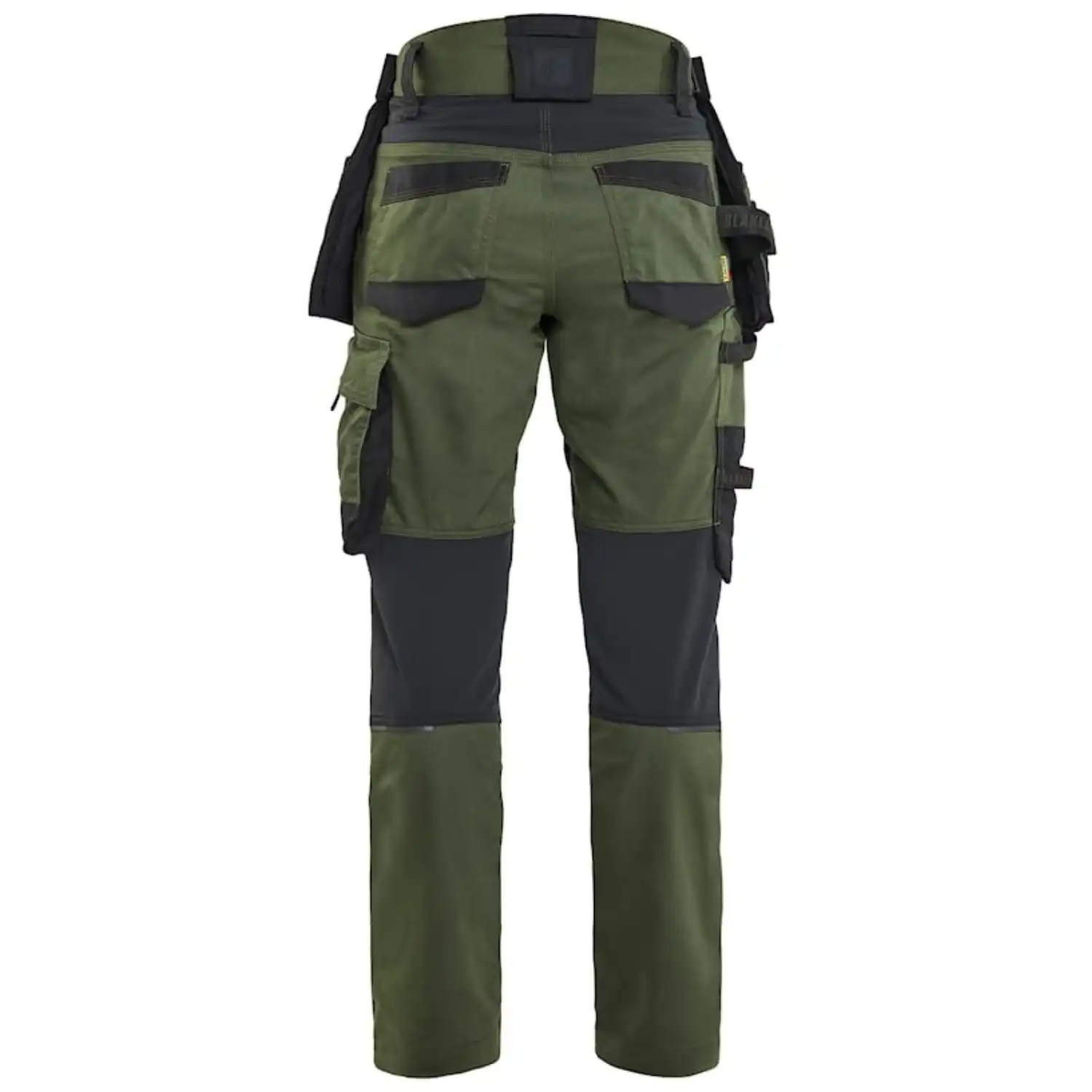 Damen Arbeitshose Stretch 7170 in waldgrün/schwarz, C50 - Thumbnail 2