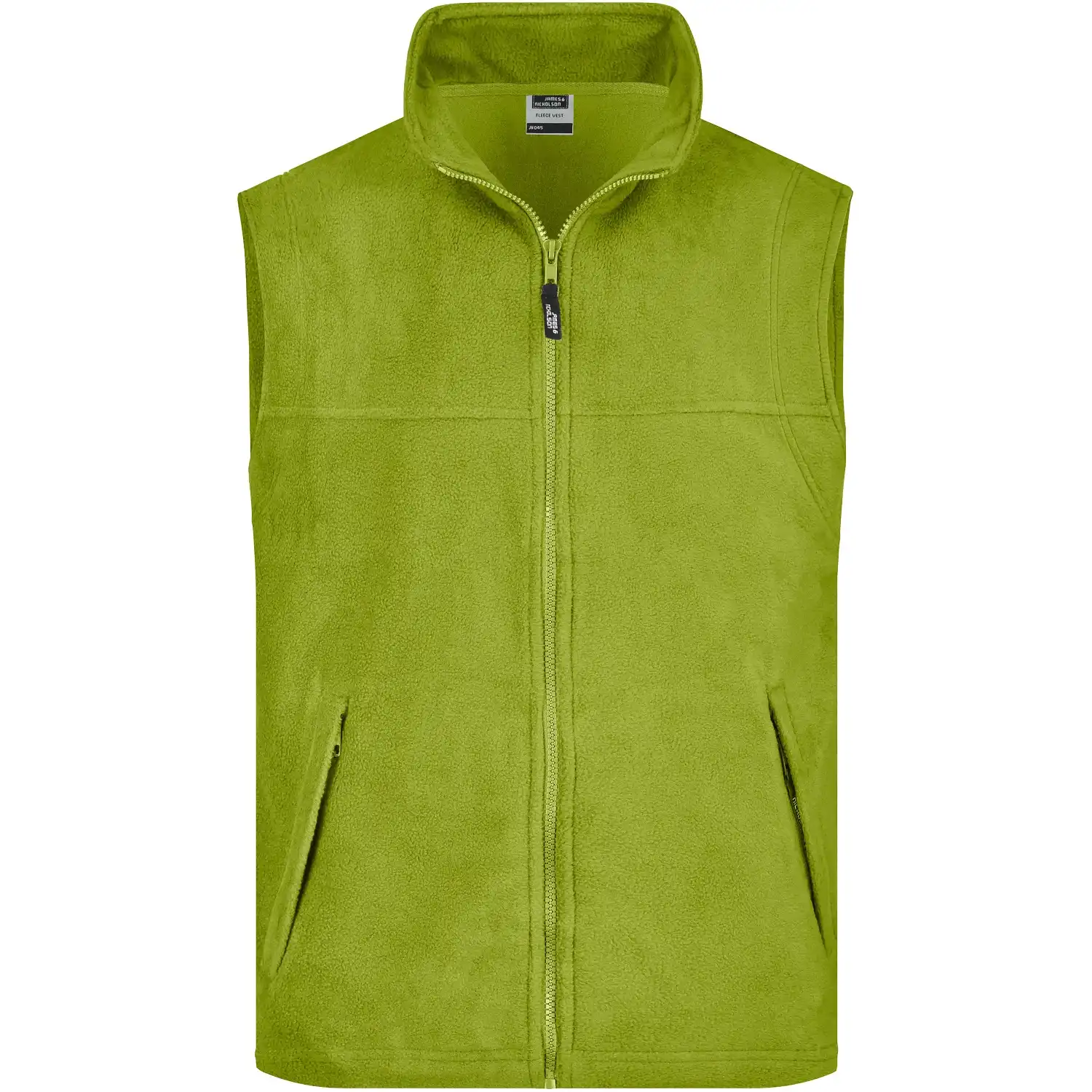 Fleeceweste"JN045" in lime green, XXL - Bild 1