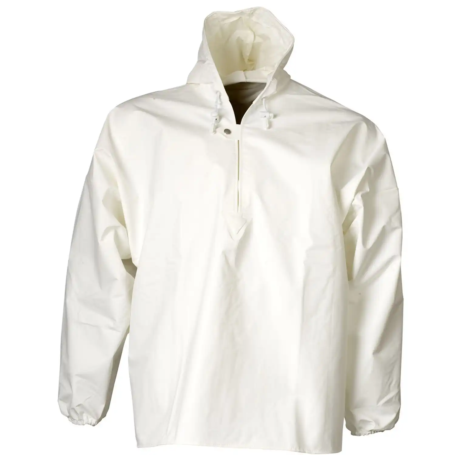 PU Stretch Regen Schlupfjacke "077100E" Pro in white, L - Bild 1