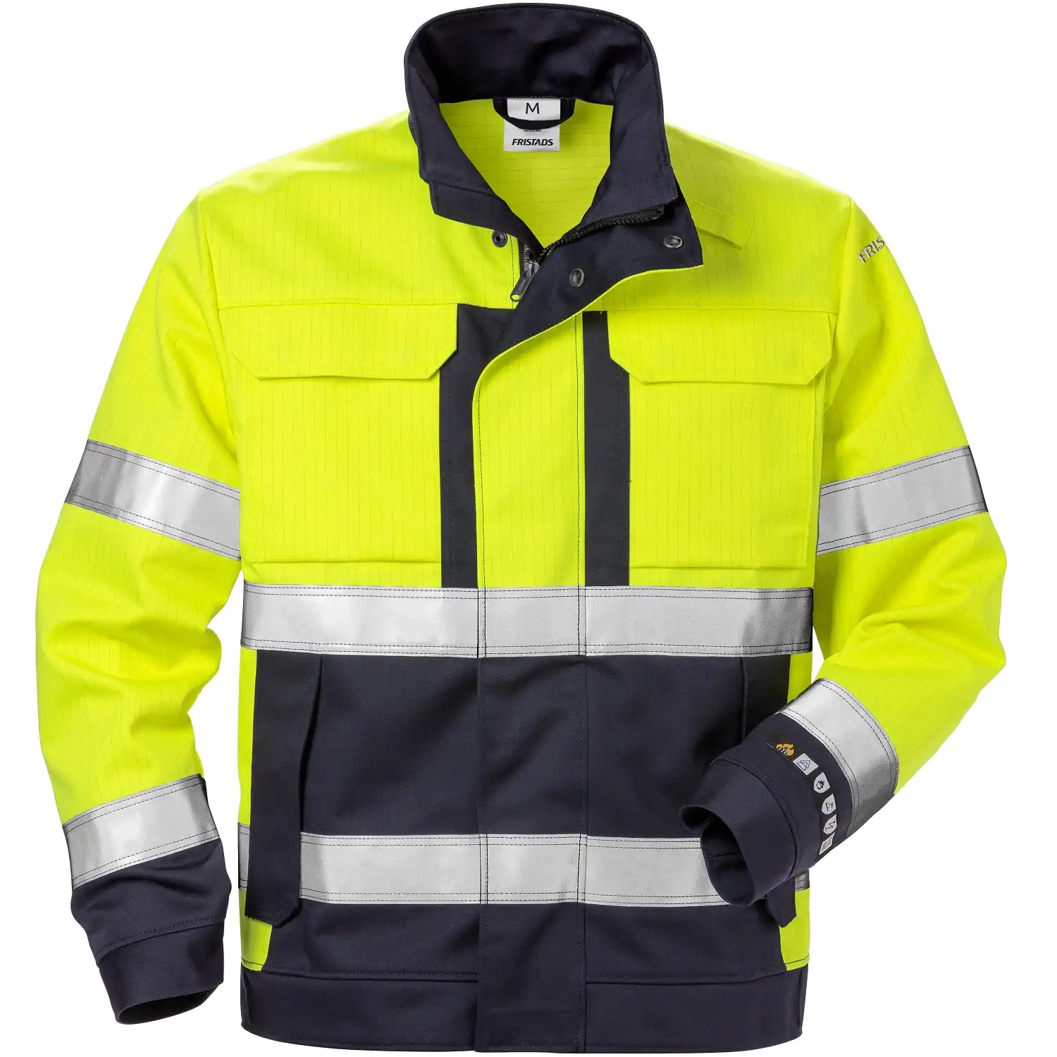 Multinorm Bundjacke "4585 FLAM" Flame gelb/marine in XL - Thumbnail 1