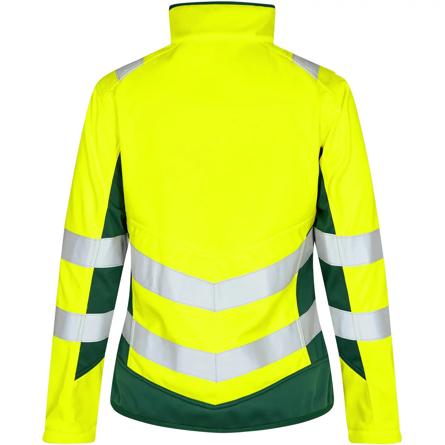 Damen Warnschutz Softshelljacke "1156-237" Safety Kl. 2 in gelb/grün, S - Thumbnail 2